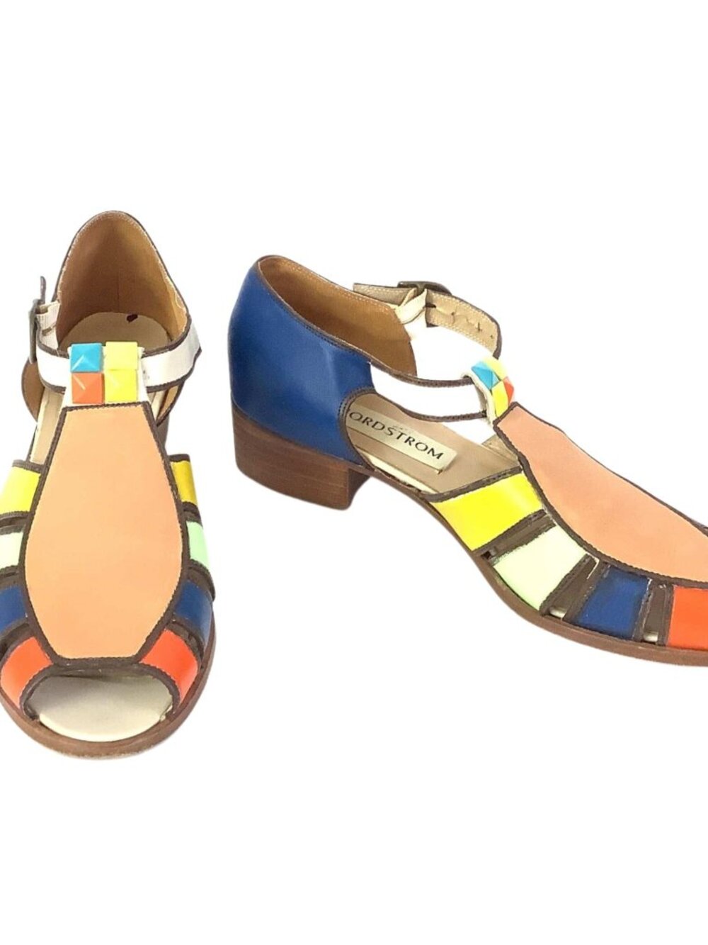 Upcycle Fisherman Leather Sandals Multicolor Size-10 Nordstrom